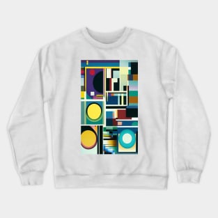 Cubist Collage Crewneck Sweatshirt